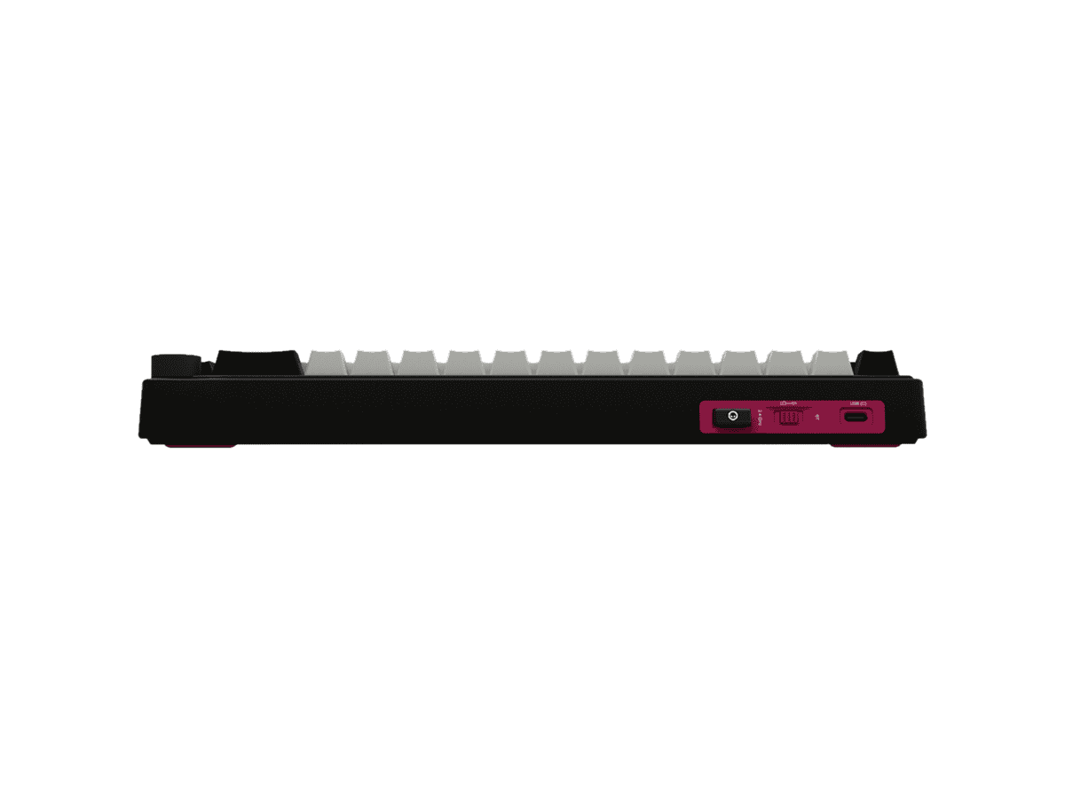 LORGAR KBP70MW, Wireless 65% Mechanical Gaming Keyboard Pro – Black/red