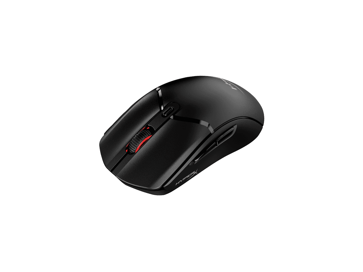 hyperx pf has 2 core wireless black/black gaming mouse