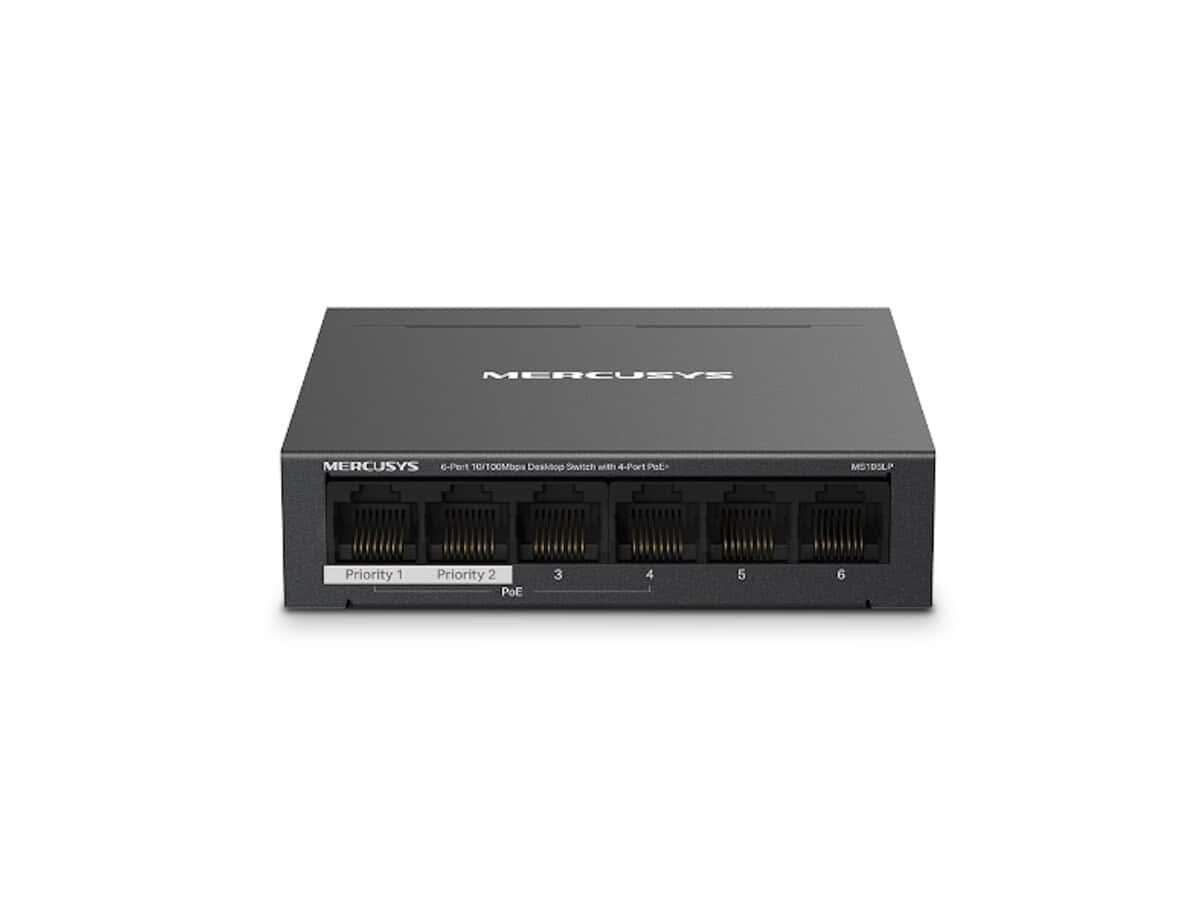 Mercusys 6 Port Unmanaged Desktop POE Switch