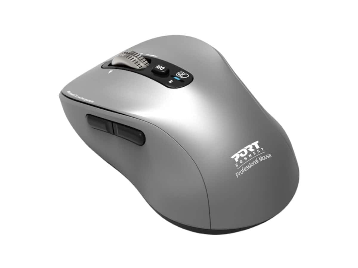 Port Connect Wireless Bluetooth Expert and Mac Mouse – Grey