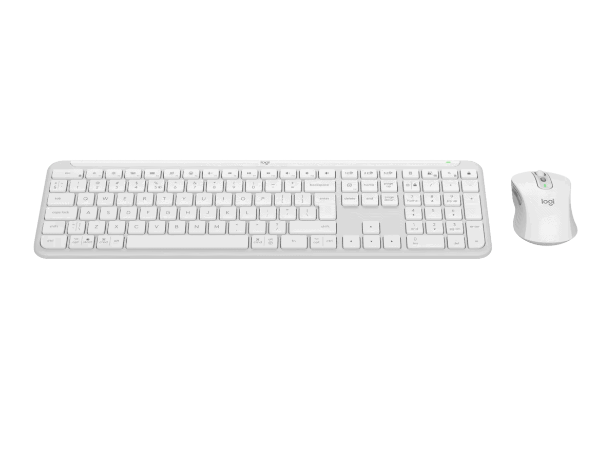 logitech signature slim combo mk950 off white