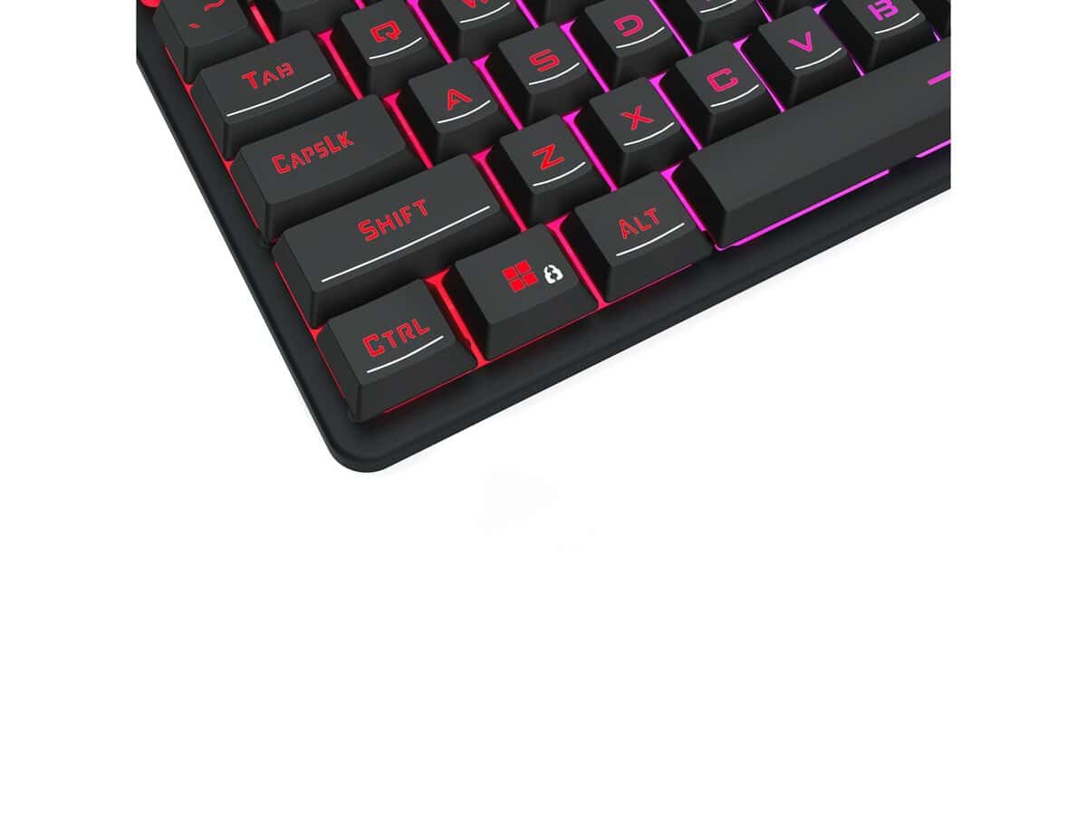 Redragon K521 Upgrade Rainbow LED 104-Key Membrane Gaming Keyboard
