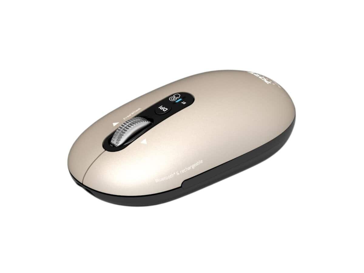 Port Connect PURE MAC Rechargeable Wireless & Bluetooth Mouse – Pearl