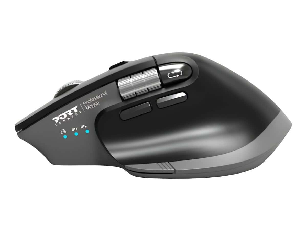 Port Connect Ultimate Rechargeable Bluetooth and Wireless Mouse