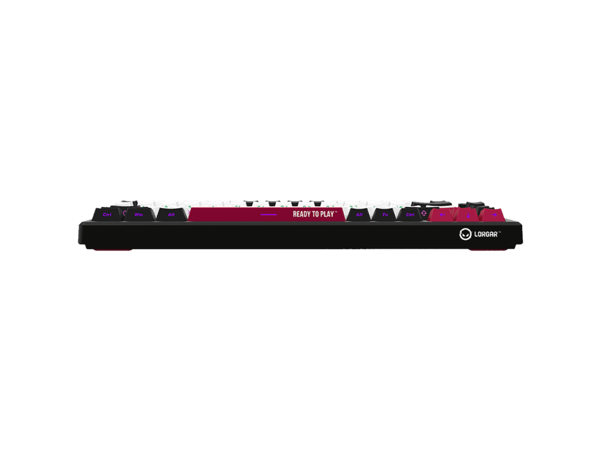 LORGAR KBP7075W Wireless 75% Mechanical Gaming Keyboard Pro – Black/Red