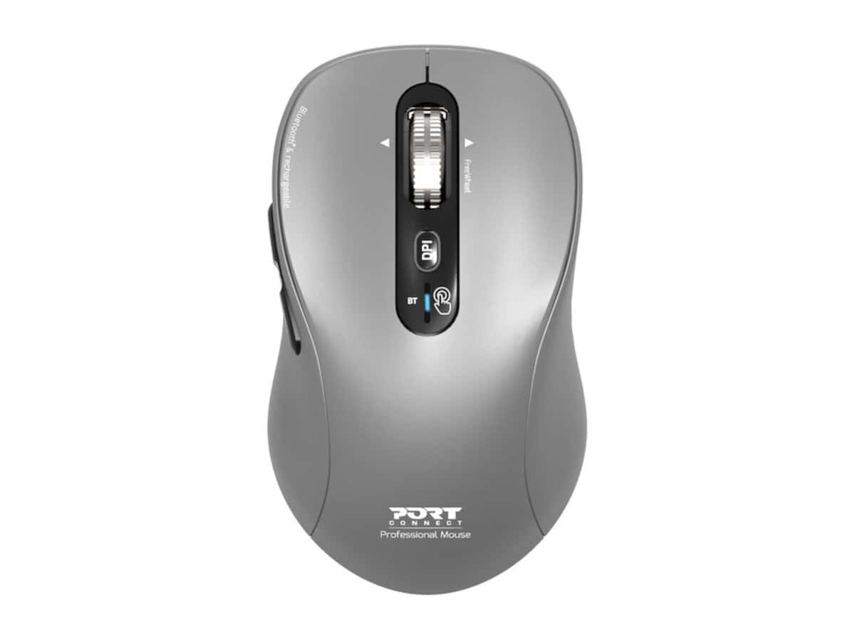 Port Connect Wireless Bluetooth Expert and Mac Mouse – Grey