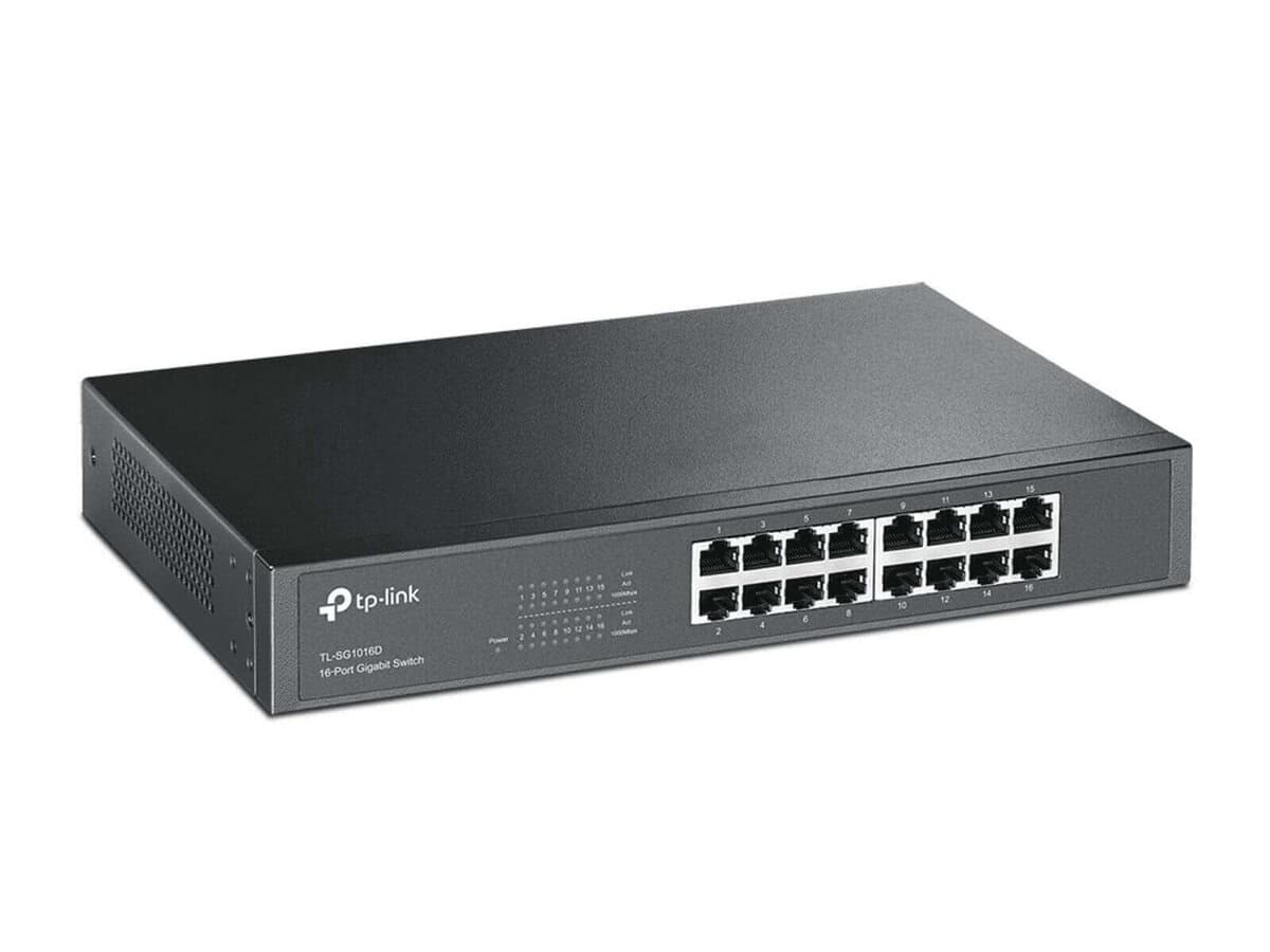 TP-LINK TL-SG1016D 16-Port Gigabit Desktop / Rackmount Switch