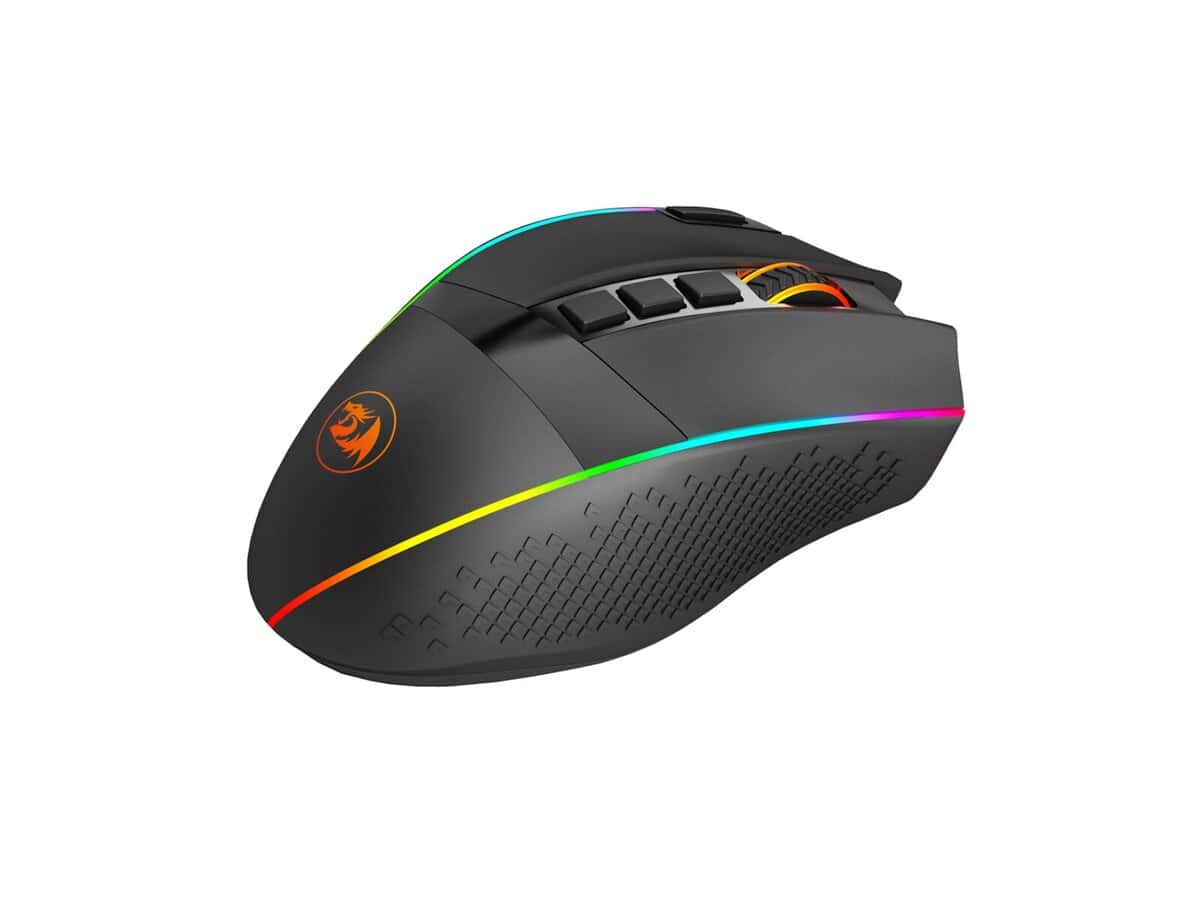Redragon M991 RGB PRO Enlightenment 26000 DPI Wireless Gaming Mouse – Black