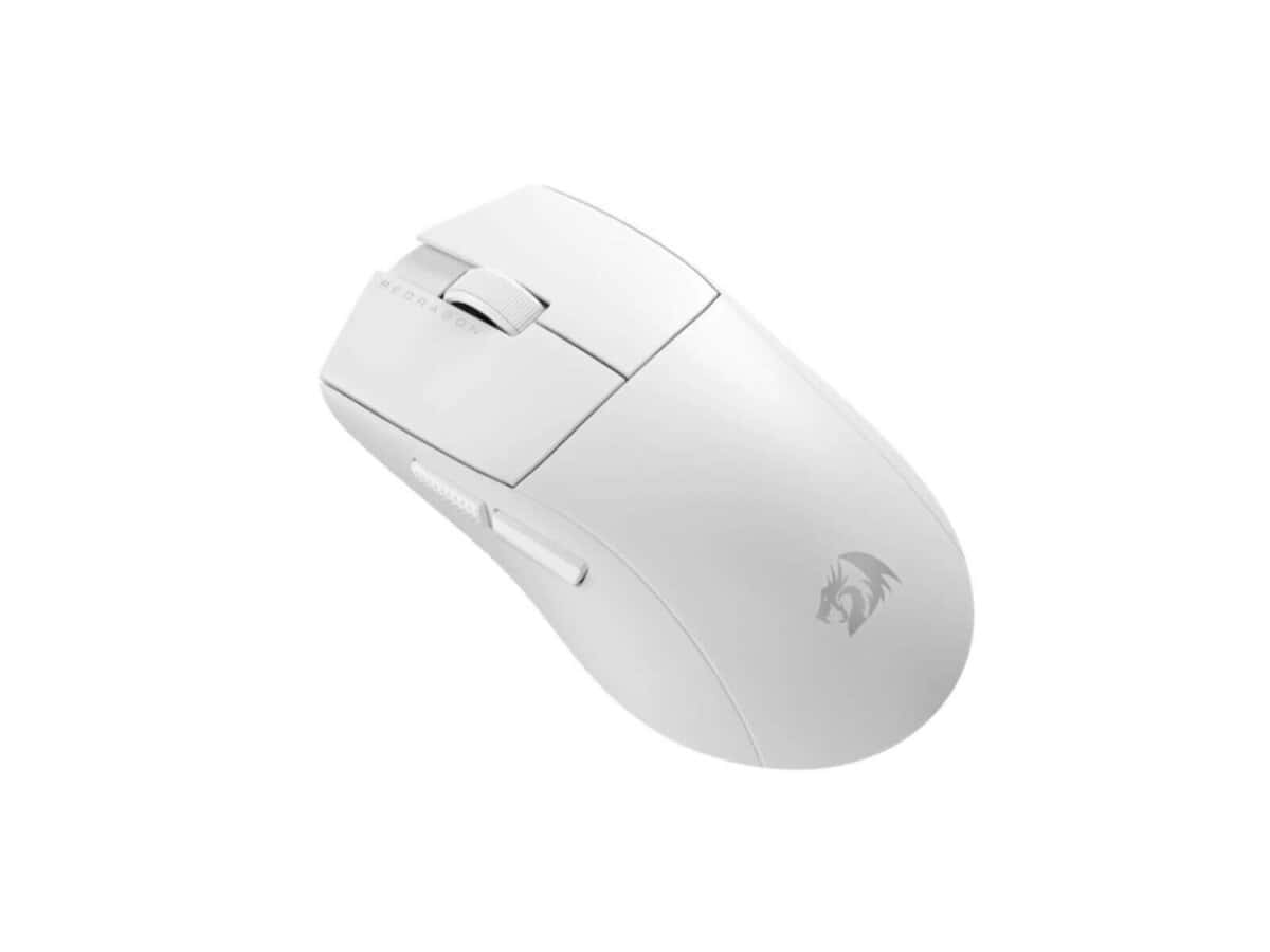 Redragon M916 PRO 1K 3-Mode Wireless Gaming Mouse – White