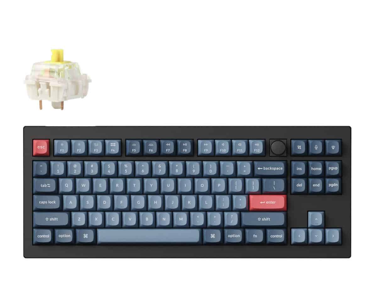 Keychron V3 Max QMK/VIA 80% Wireless Custom Mechanical Keyboard – Banana Switch