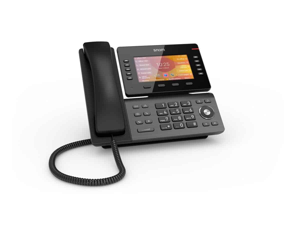 Snom D865 12-line Desktop SIP Phone – No PSU Included