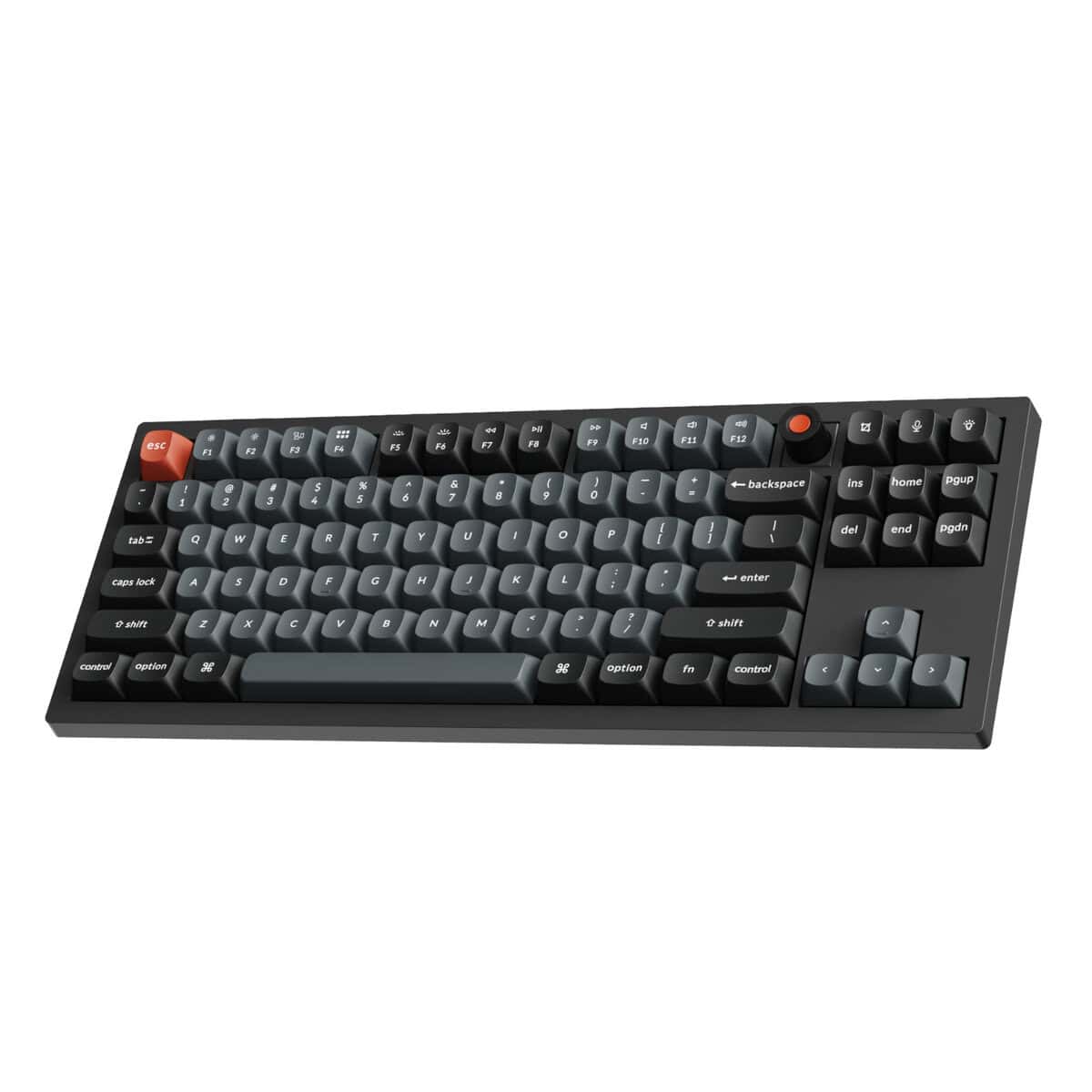 Keychron V3 Ultra 80% 8K Red Switch Hot-Swap RGB Wireless Keyboard – Black