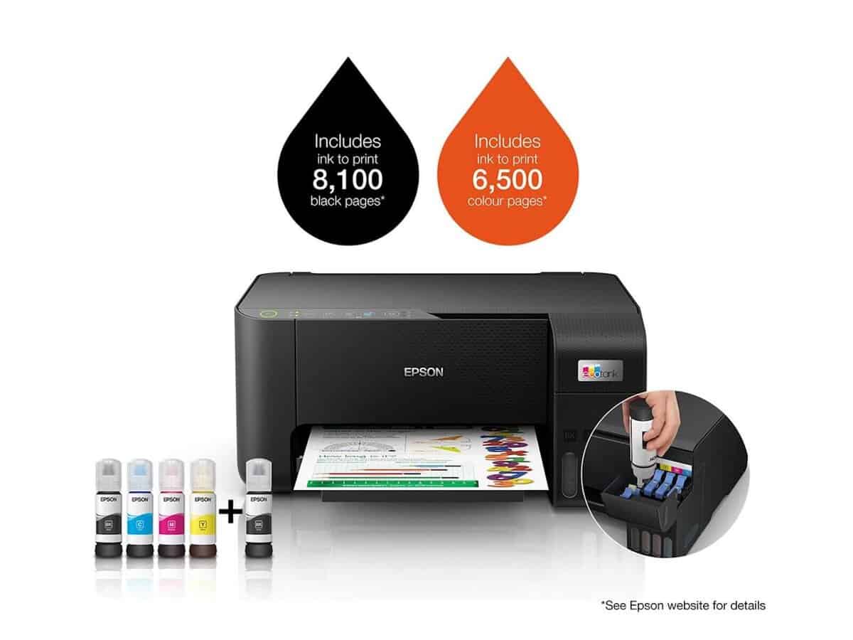 Epson L3250 Colour 3 in 1 EcoTank – USB, Wi-Fi/Wi-Fi Direct