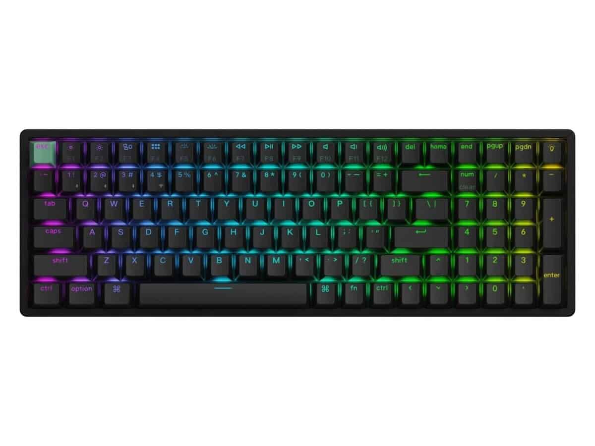 Keychron K4 HE 96% Magnetic Switch Hot-Swap RGB Wireless Keyboard – Black