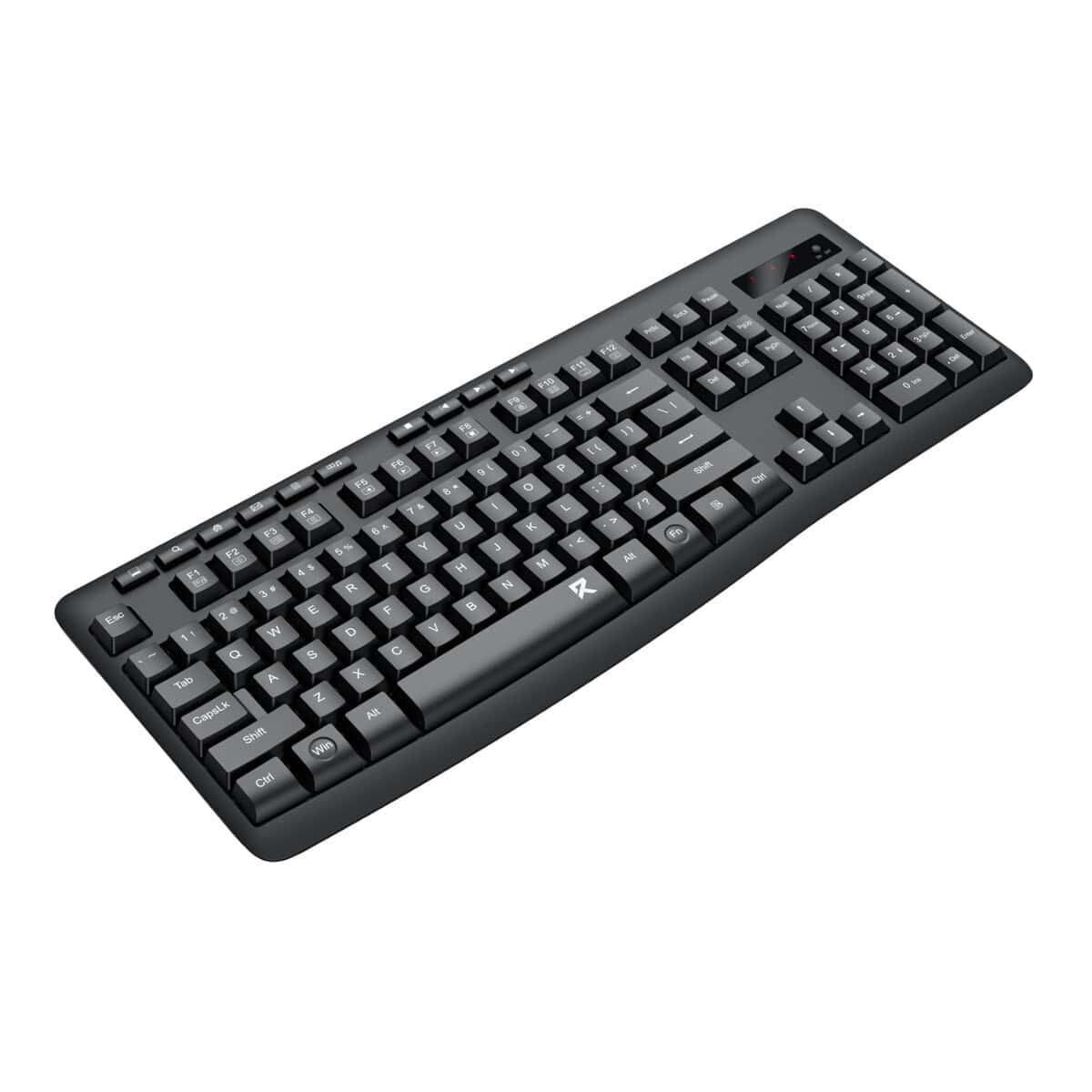 Redragon BK-7367 Full-size Ergonomic Wireless Membrane Office Keyboard – Black