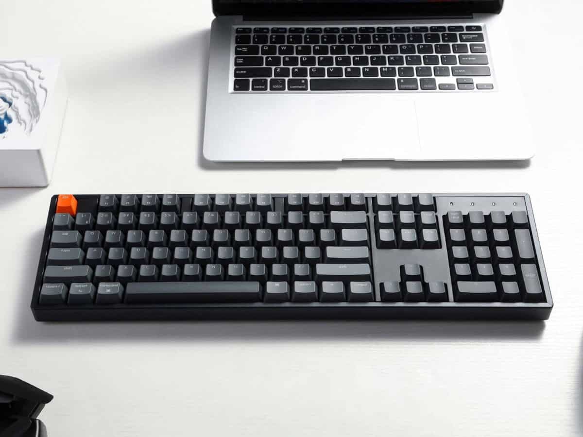 Keychron K10 QMK Full-size RGB Wireless Custom Mechanical Keyboard V.2 – Super RED Switch