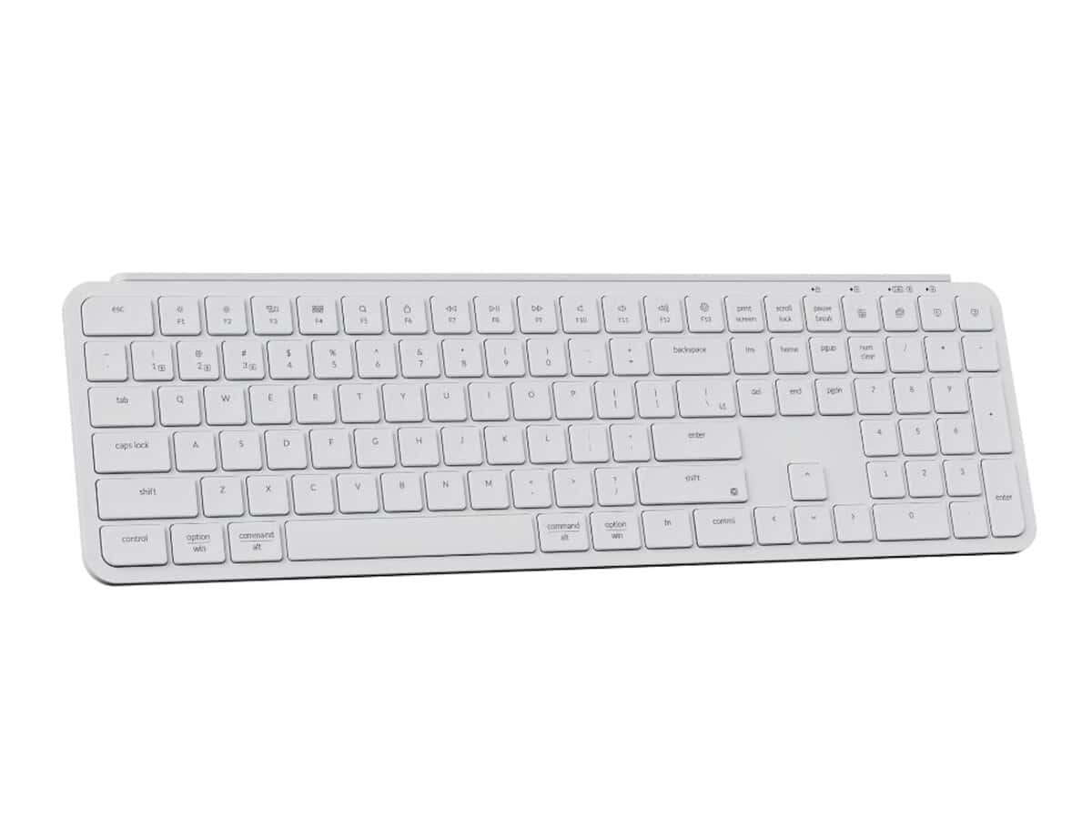 Keychron B6 Pro Ultra-Slim 100% Wireless Keyboard – Ivory White