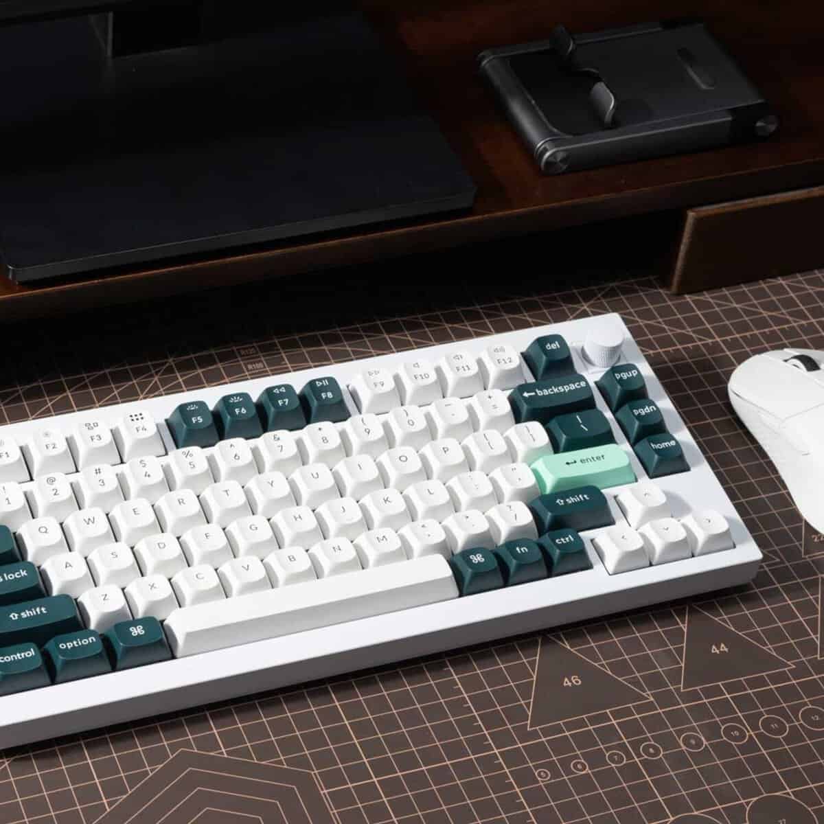 Keychron Q1H-P1 QMK Wireless Custom Keyboard – White