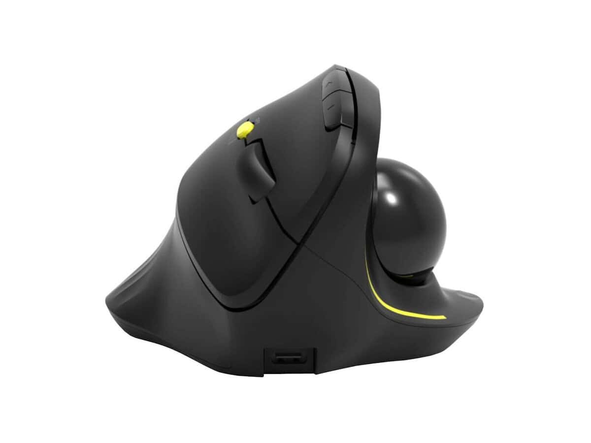 Port Connect Bluetooth + Wireless Ergonomic Trackball Mouse