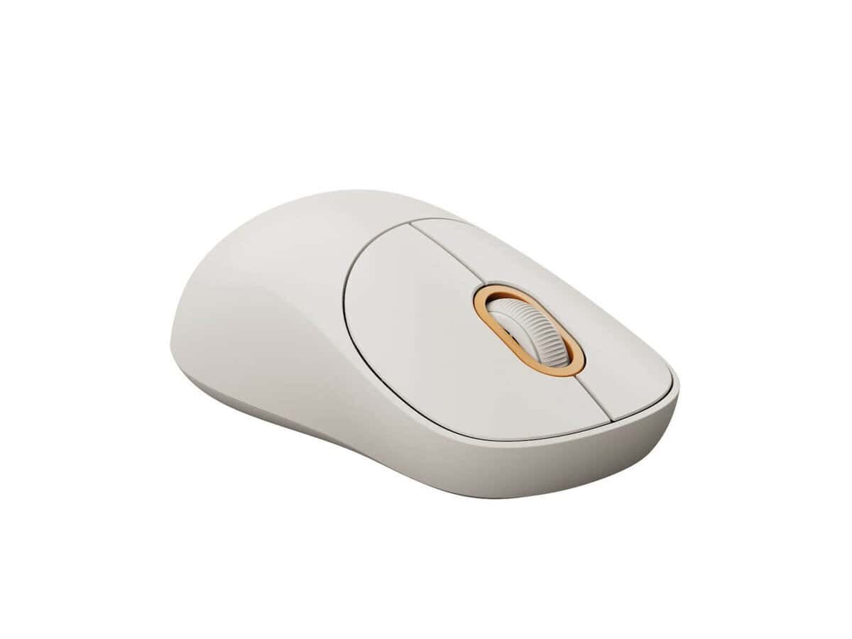 Xiaomi Wireless Mouse 3, Dual-Mode Bluetooth, 1200DPI Sensor – Off-White