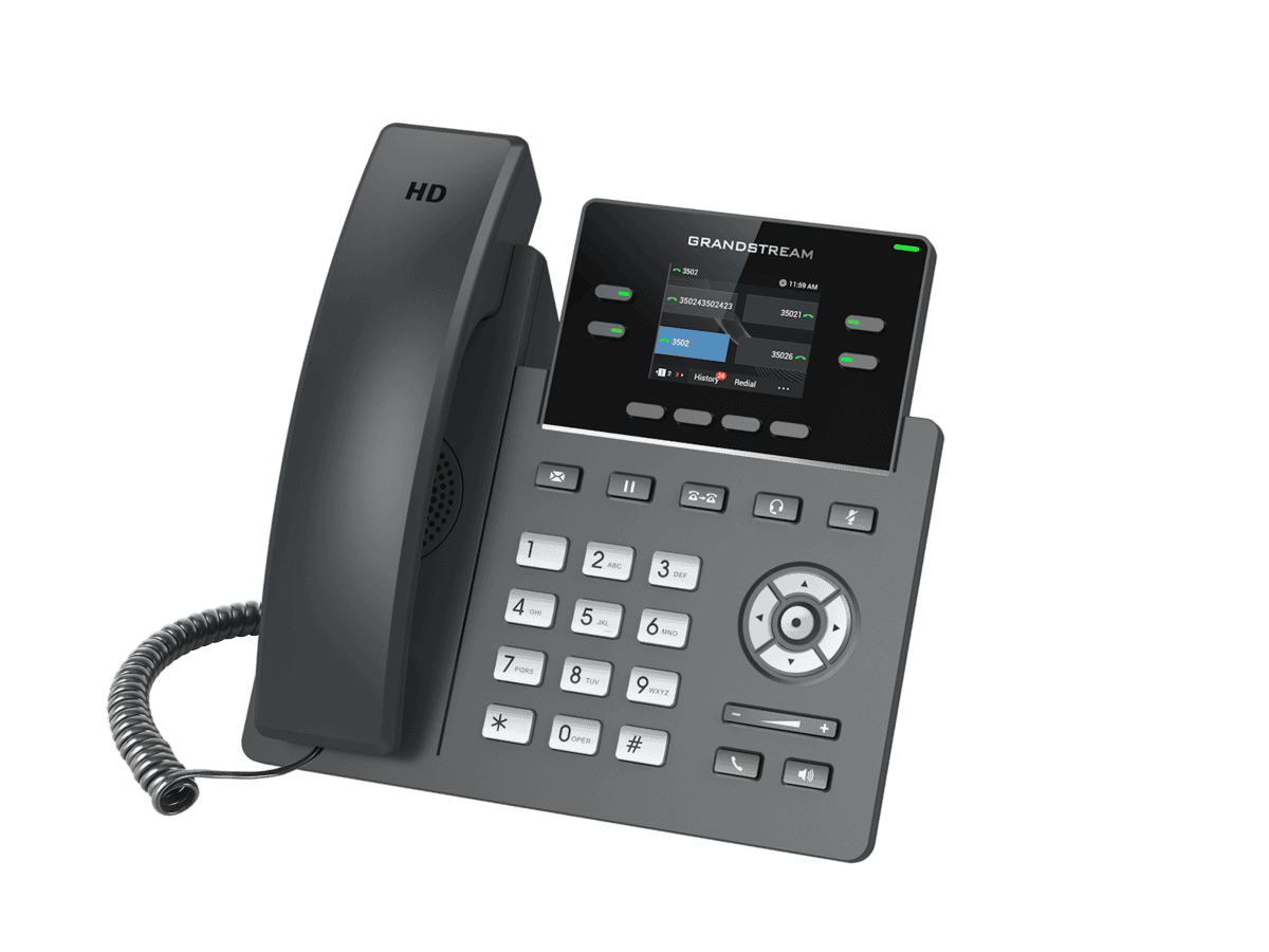 Grandstream GRP2612 2-Line Carrier Desk Phone – no PoE