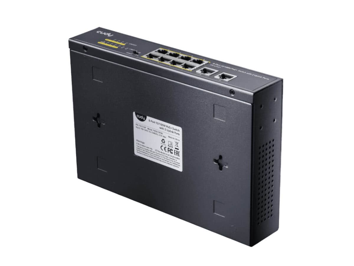 Cudy 10-Port 10/100Mbps Unmanaged PoE+ Switch 120w