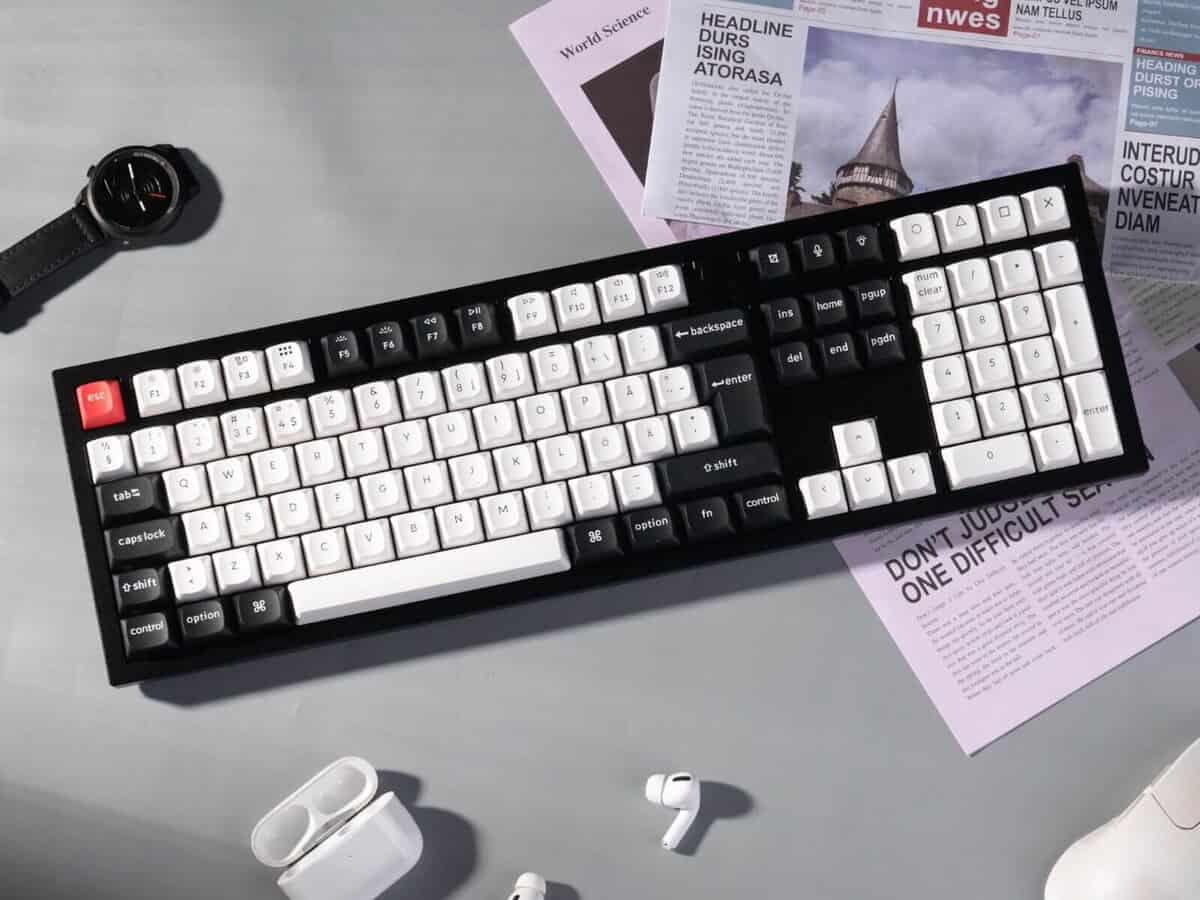 Keychron Q6 HE QMK Full-size Wireless Custom Mechanical Keyboard – Nebula Switch