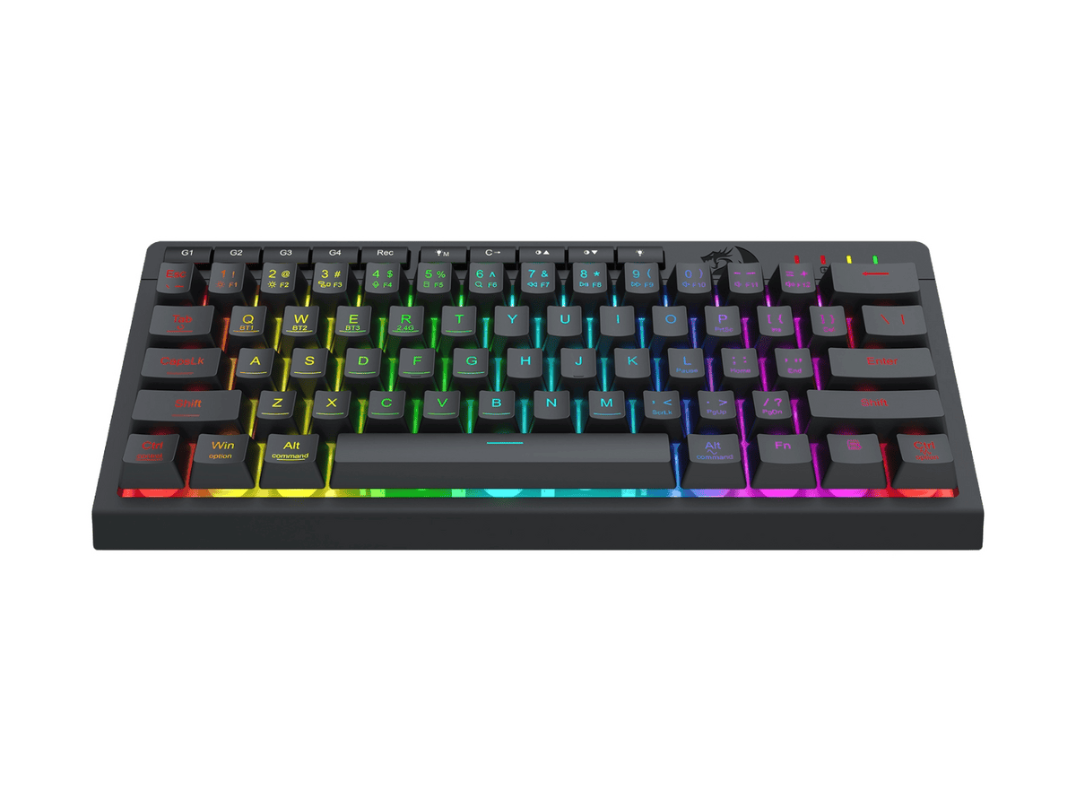 redragon shiva k522 pro rgb wireless gaming keyboard black