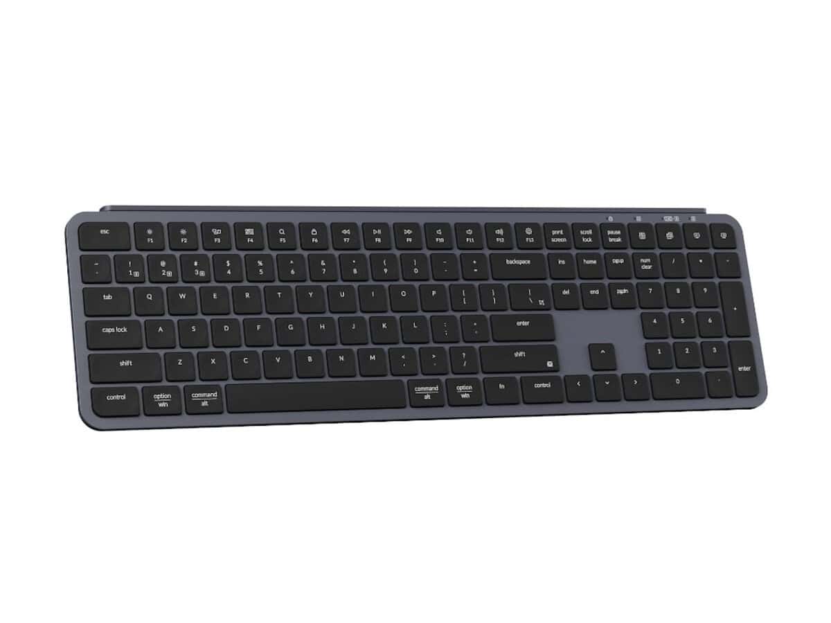 Keychron B6 Pro Ultra-Slim 100% Wireless Keyboard – Space Grey