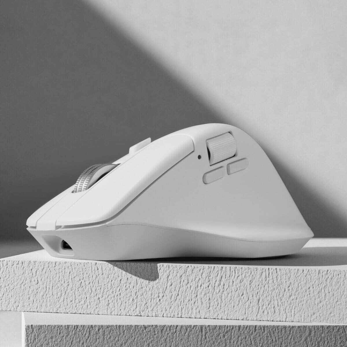 Keychron M6SB72 1K Wireless Mouse with Huano silent Micro switch and premium wheel – White