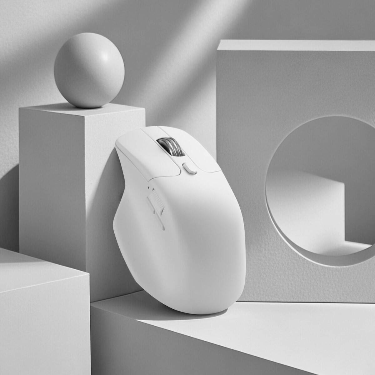 Keychron M6S-A24 PixArt 3950 8K 30000DPI Wireless Mouse – White