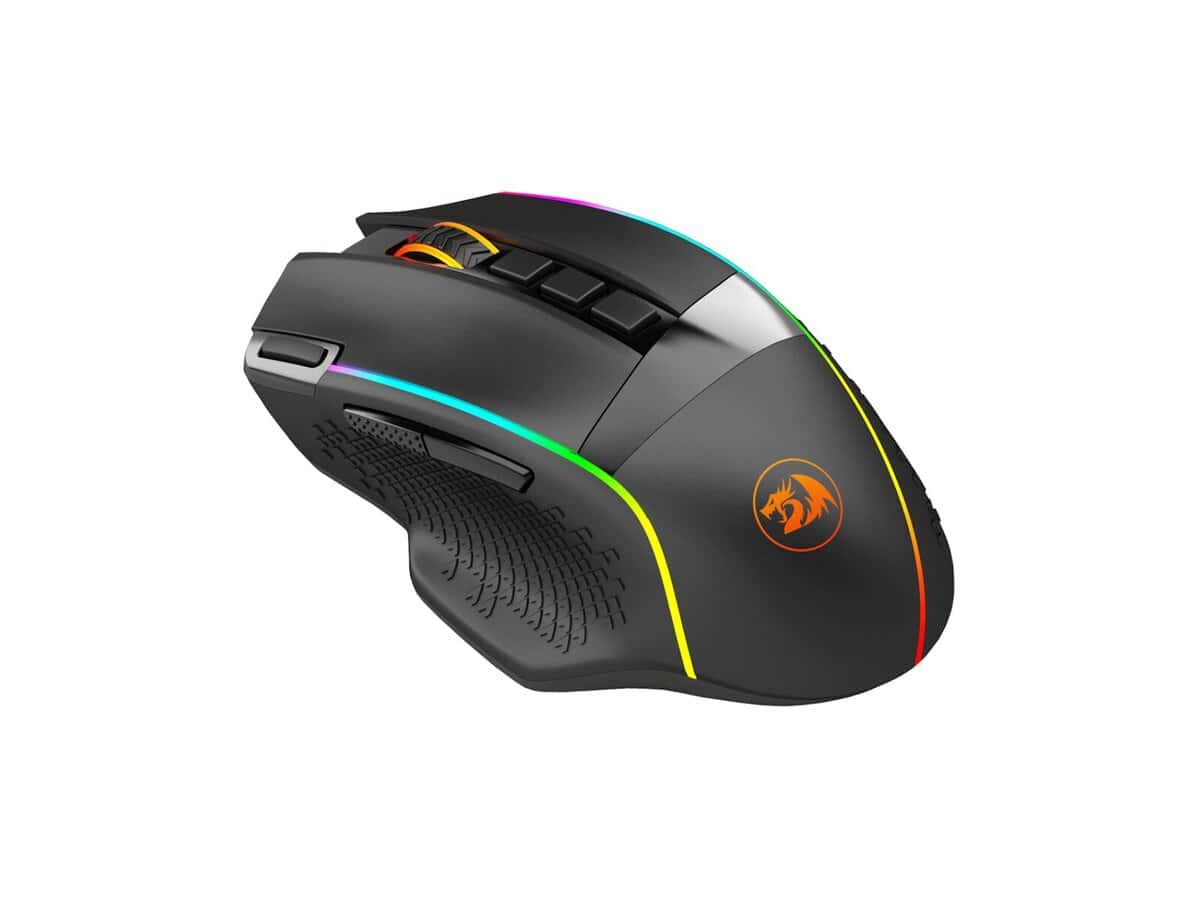 Redragon M991 RGB PRO Enlightenment 26000 DPI Wireless Gaming Mouse – Black