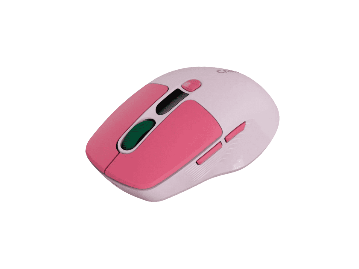 Canyon MW-26 LCD Silent Dual Mode Wireless Mouse – Pink