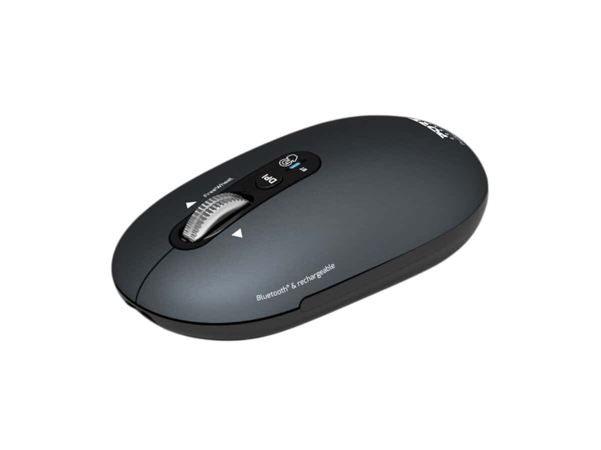 Port Connect PURE MAC Rechargeable Wireless & Bluetooth Mouse – Shadow