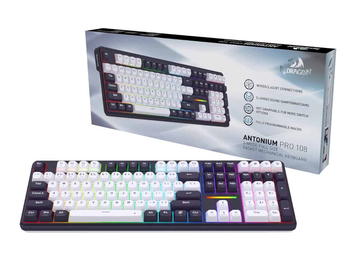 Redragon K745 Pro ANTONIUM Full-size Mechanical Gaming Keyboard