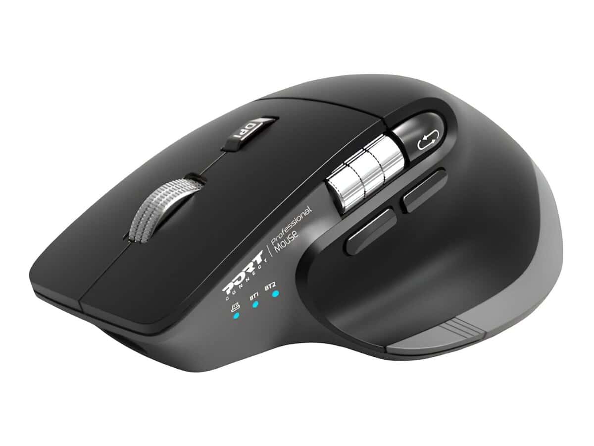 Port Connect Ultimate Rechargeable Bluetooth and Wireless Mouse