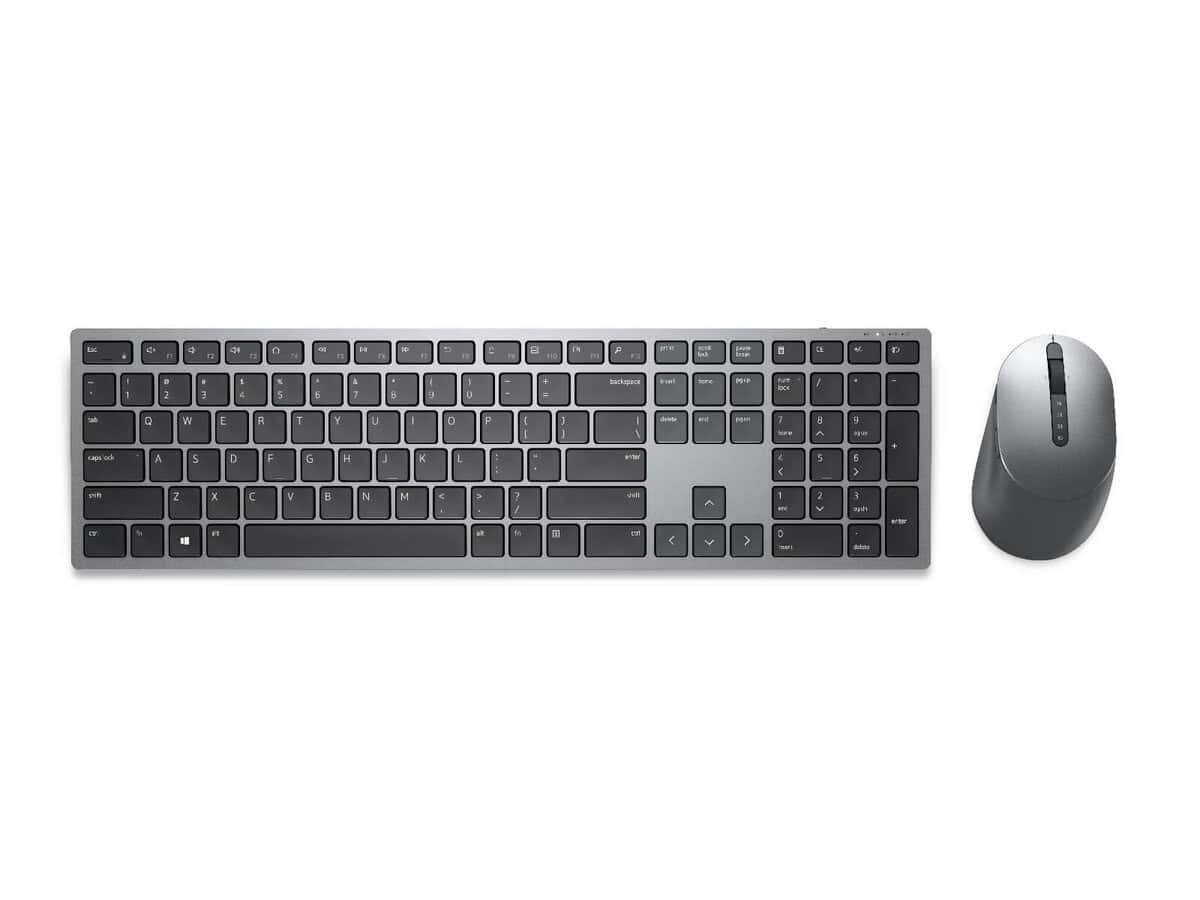 Dell Premier Multi-Device Wireless Keyboard and Mouse – KM7321W – US International (QWERTY)