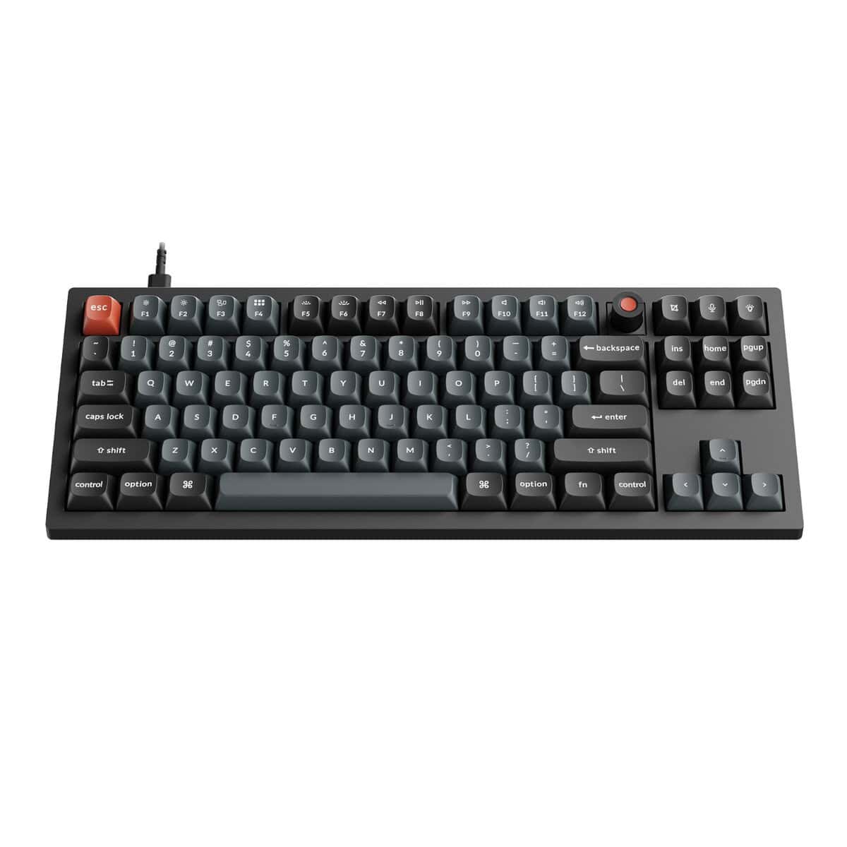 Keychron V3 Ultra 80% 8K Red Switch Hot-Swap RGB Wireless Keyboard – Black