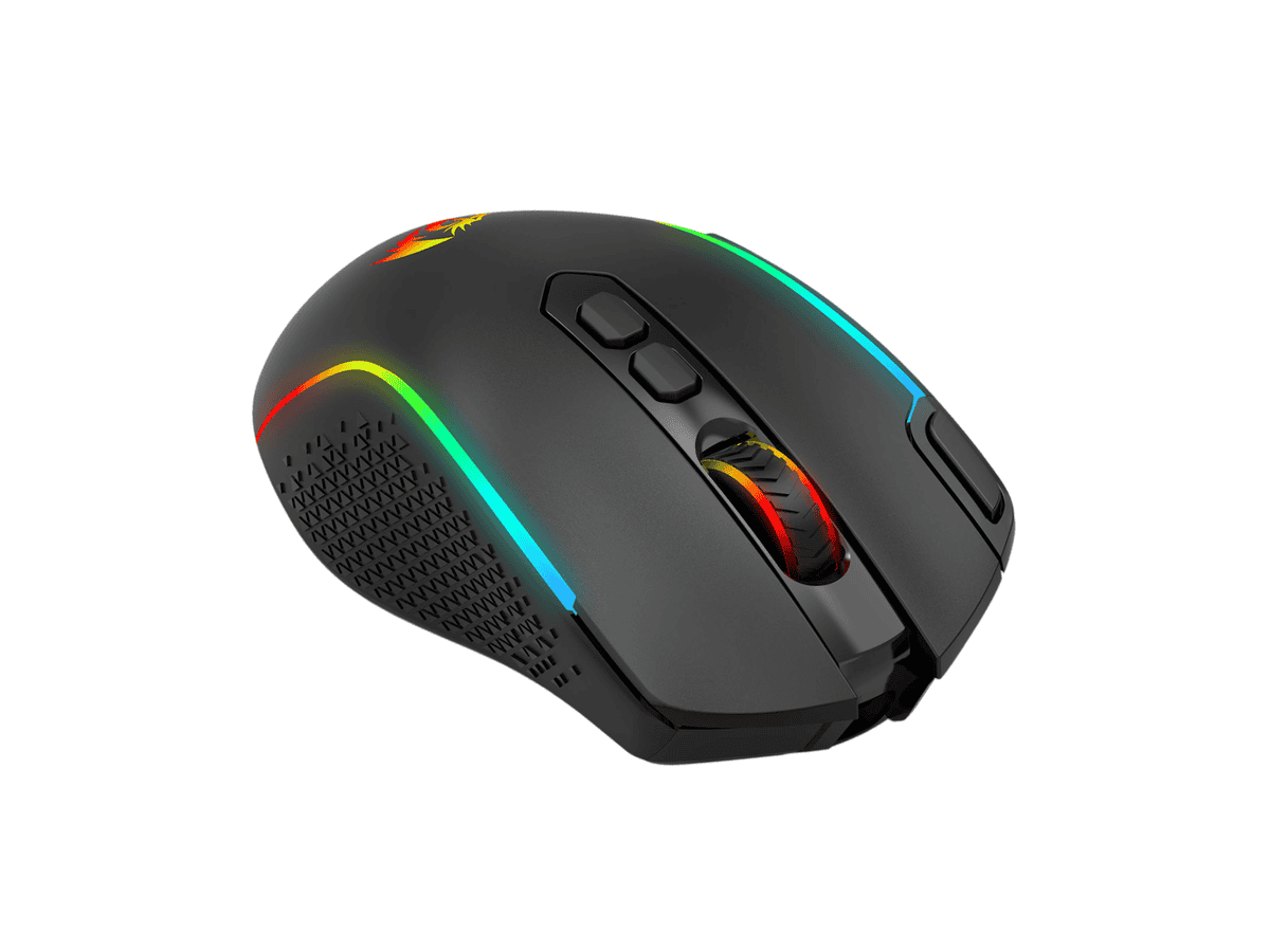 redragon taipan max 12000dpi wireless gaming mouse black