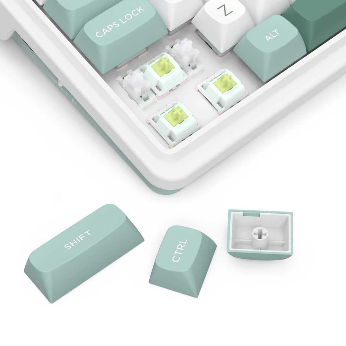 Redragon K719WGB GALATIN RGB PRO Full sized Wireless Gaming Keyboard – White
