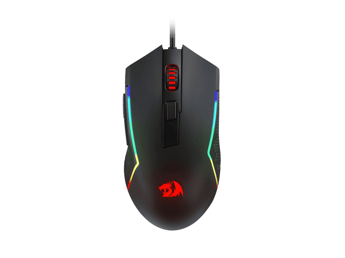Redragon M616 TRIDENT 10000DPI RGB Gaming Mouse – Black
