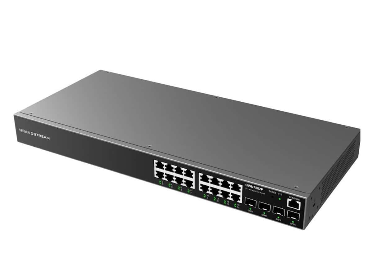 Grandstream Enterprise 16 Port Managed GbE PoE+ 240W Switch