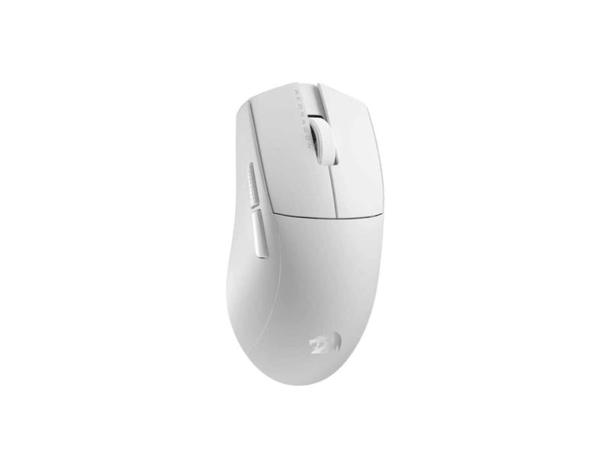 Redragon M916 PRO 1K 3-Mode Wireless Gaming Mouse – White