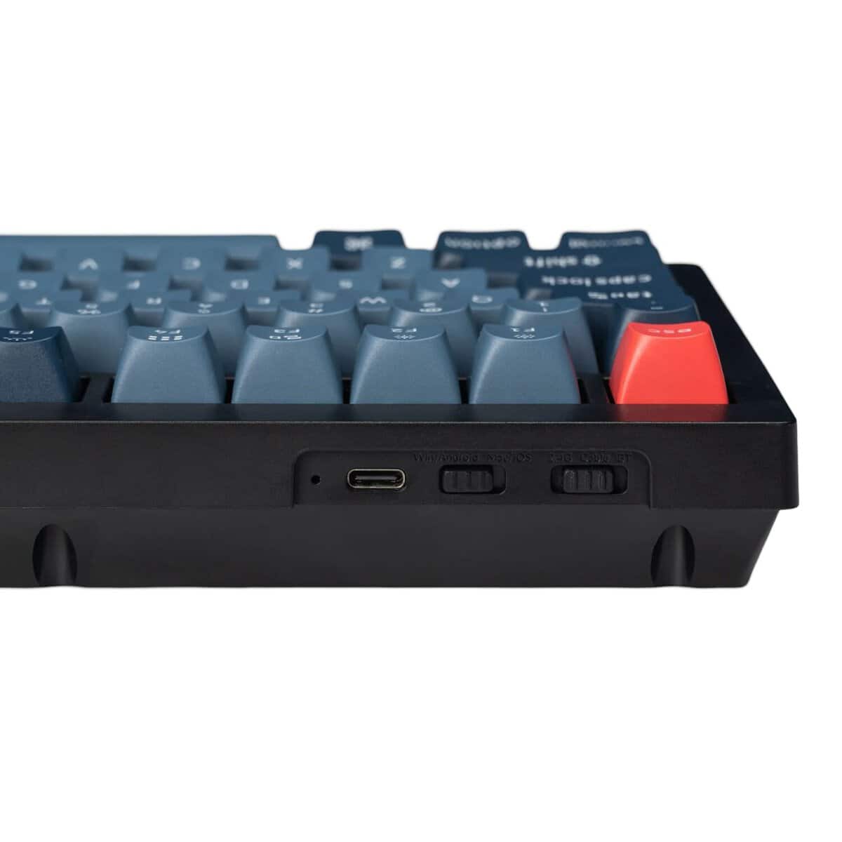 Keychron V1 Max QMK/VIA Wireless Custom Mechanical Keyboard – BANANA Switches, Black