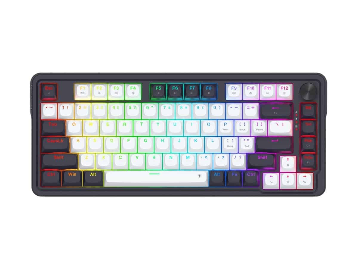 Redragon K673 UCAL 75% Magnetic Ultramag Switch Wired Keyboard – Black