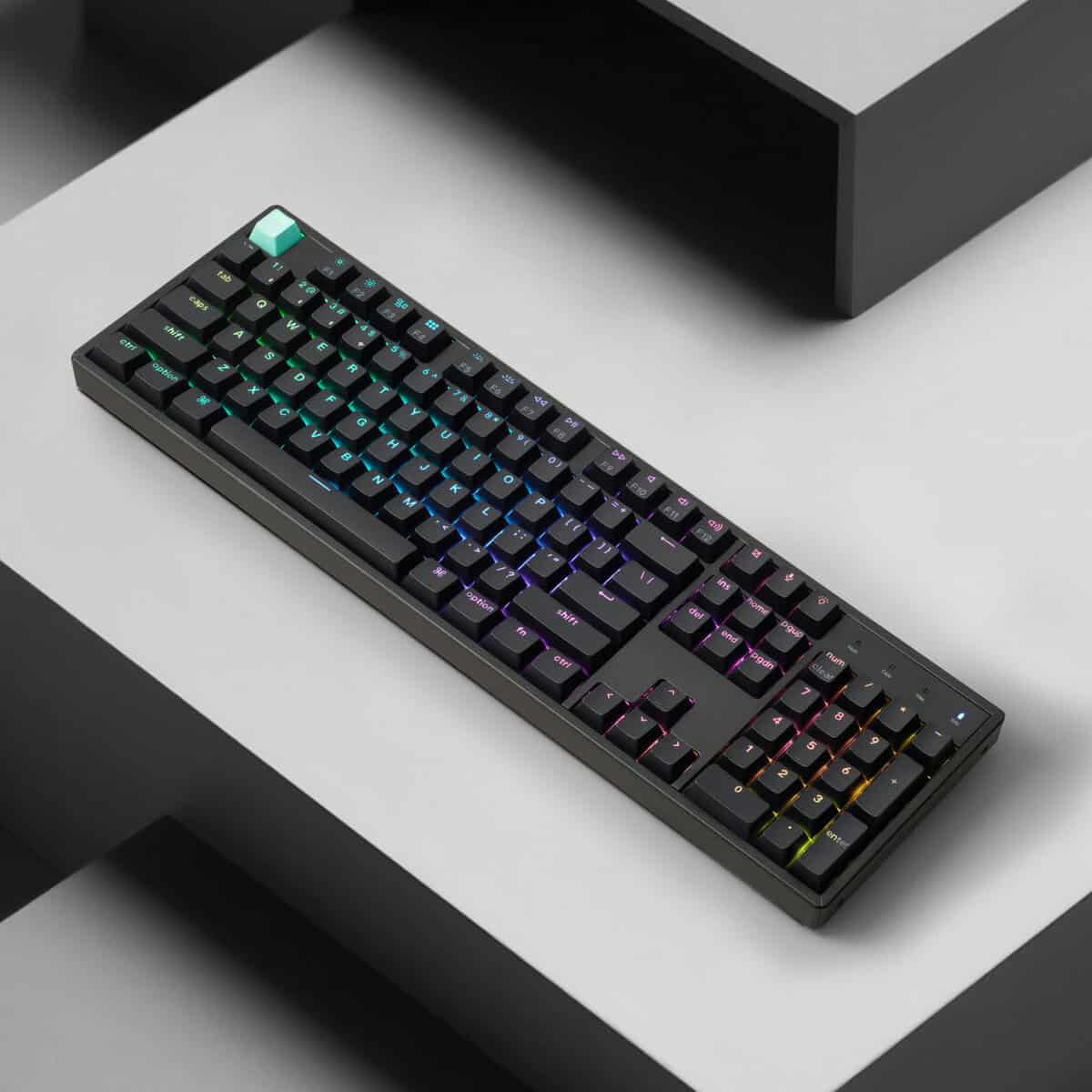 Keychron K10 HE 100% Hot-Swap Gateron Dbl-Rail Nebula Switch RGB Wireless Keyboard – Black