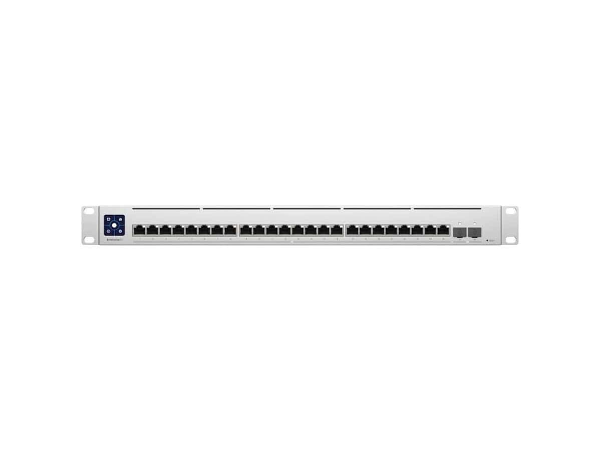 Ubiquiti UniFi EnterpriseXG 24 (Gen1) Switch – (24) 10 GbE RJ45 and (2) 25G SFP28