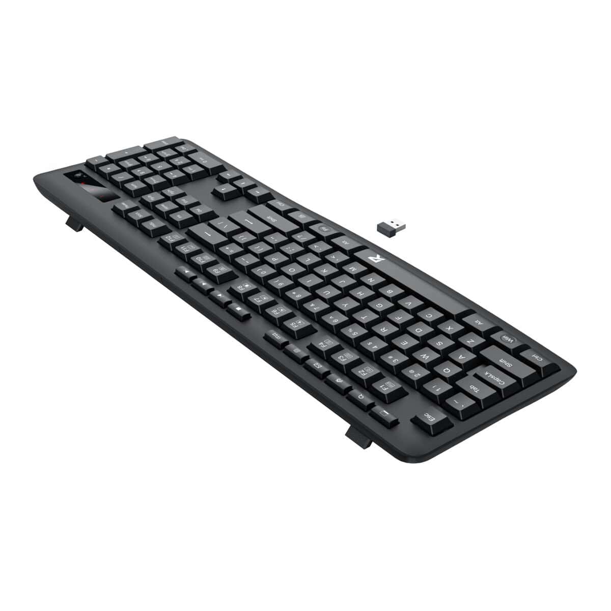 Redragon BK-7367 Full-size Ergonomic Wireless Membrane Office Keyboard – Black