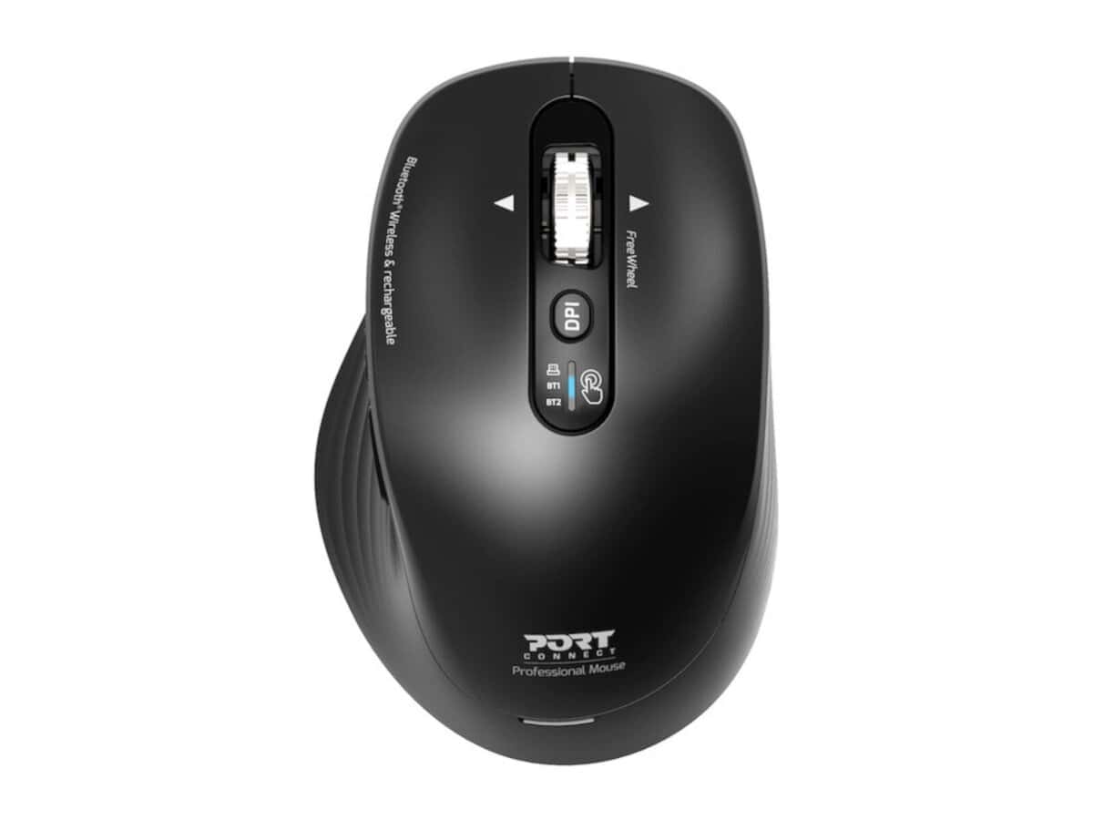 Port Connect Business 2.4GHz Bluetooth Wireless Mouse – Black