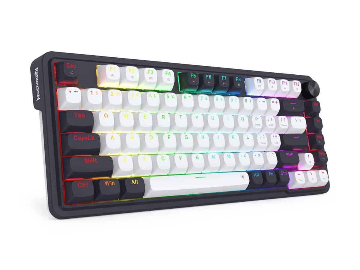 Redragon K673 UCAL 75% Magnetic Ultramag Switch Wired Keyboard – Black
